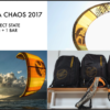 3 KITE CABRINHA CHAOS 2017 (7M - 9M - 11M) + BARRE : 1800€